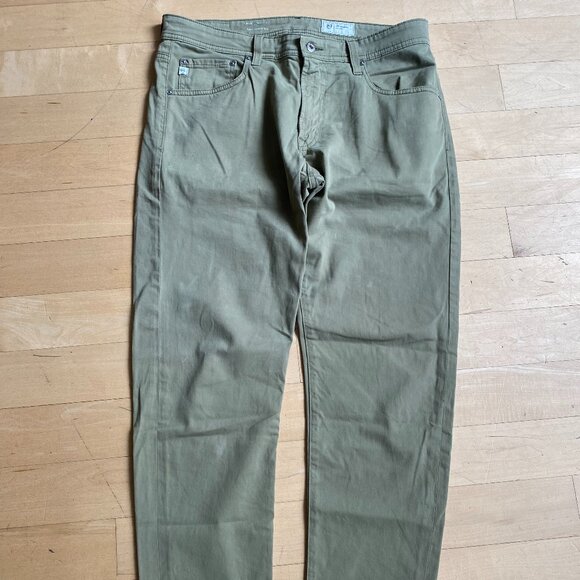 AG jeans mens olive green "telis" modern slim fitted sz 34 - Picture 1 of 6